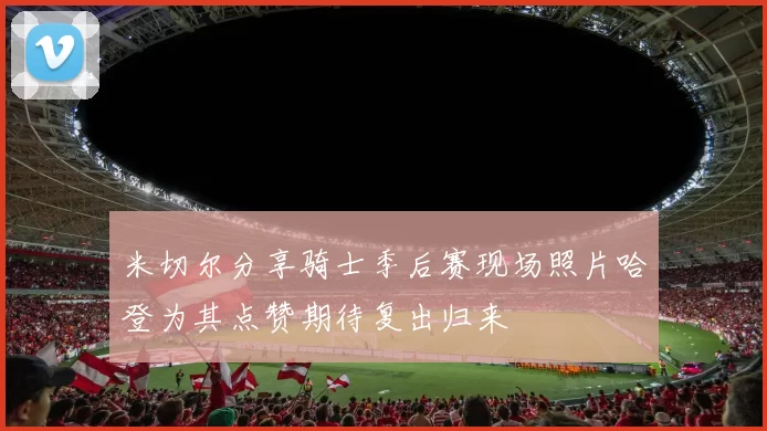 米切尔分享骑士季后赛现场照片哈登为其点赞期待复出归来